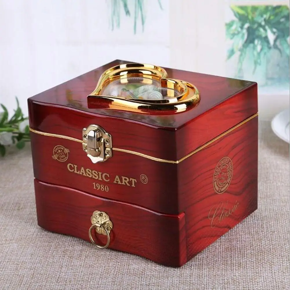 New Innovative Music Box DIY Ornament Rotating Dancing Girl Jewelry Storage Great Gift Home Decoration | Дом и сад