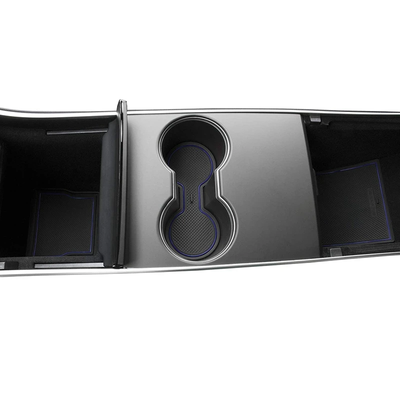 Для Tesla Model 3 2017 2020 Custom Fit подстаканник и центральной консоли отсек лайнер