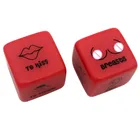 2 шт., светящиеся в темноте кости для БДСМ-игры, 18 мм