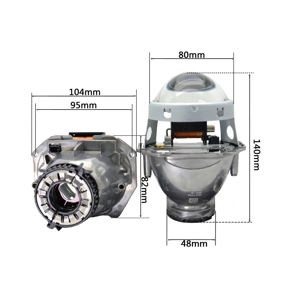 2 шт. автомобильные Биксеноновые линзы для проектора 3 0 дюйма | Автомобили и