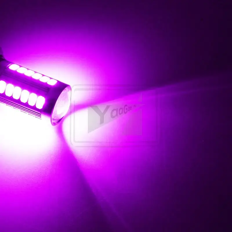 YaaGoo для дневных ходовых огней DRL лампа 3157 T25 5730 чип 33SMD светодиодный Фиолетовый |