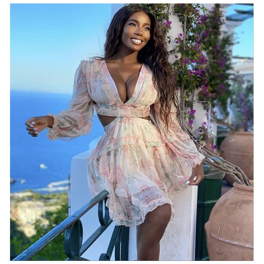 Женское ажурное Плиссированное Платье дизайнерское облегающее вечернее