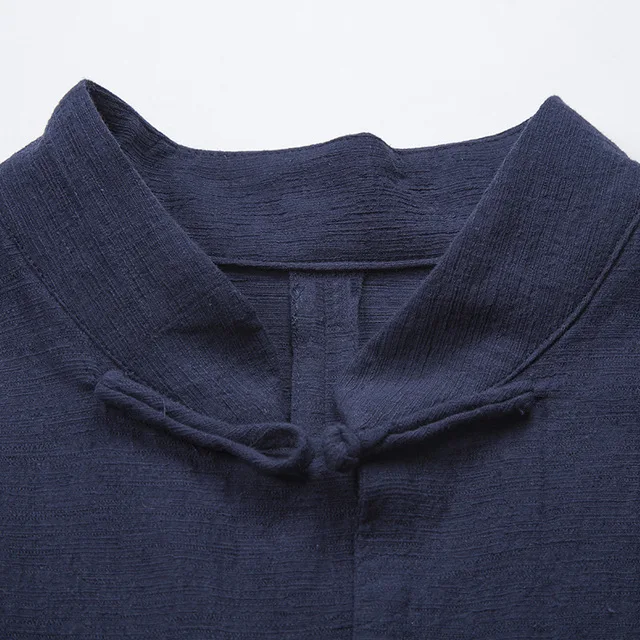 

Men's Traditional Chinese Clothing Mens Cotton Linen Shirts Cardigan Kung Fu Tai Chi Master Costume Male Fashion Tops