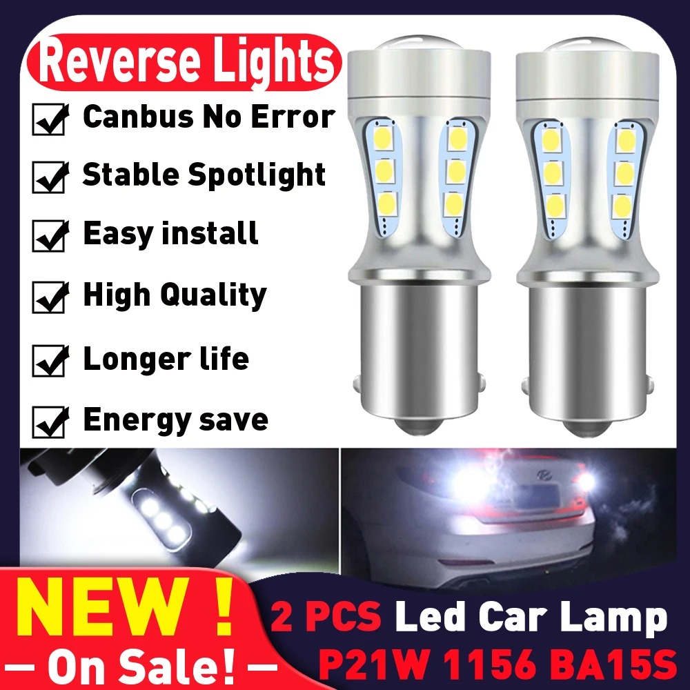 P21W Led Canbus BA15S 1156 тормозные фонари заднего хода интерьер резервного копирования Drl