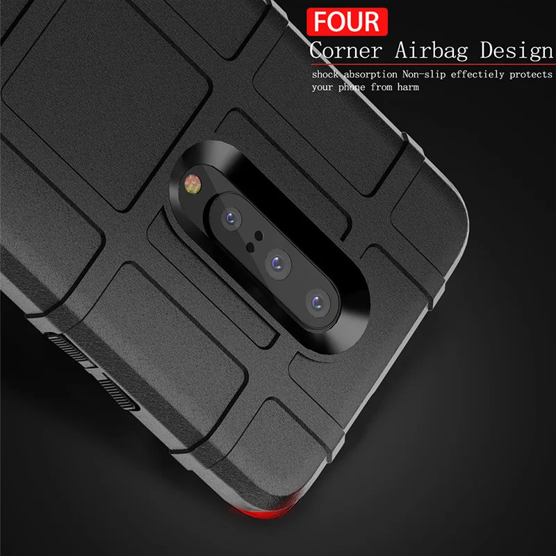 Защитный чехол для oneplus 7 pro противоударный резиновый защитный чехол-бампер |