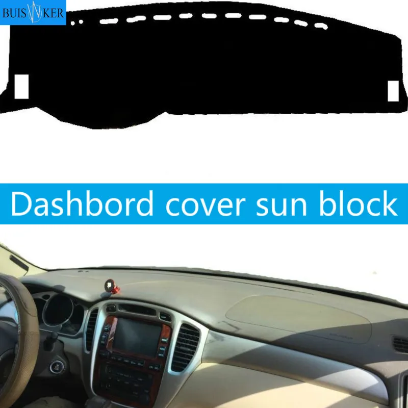 

Car Dashboard Cover Dash Mat For Toyota Highlander 1st Gen XU20 2001 2002 2003 2004 2005 2006 2007 Auto Sun Shade Mat Pad Carpet