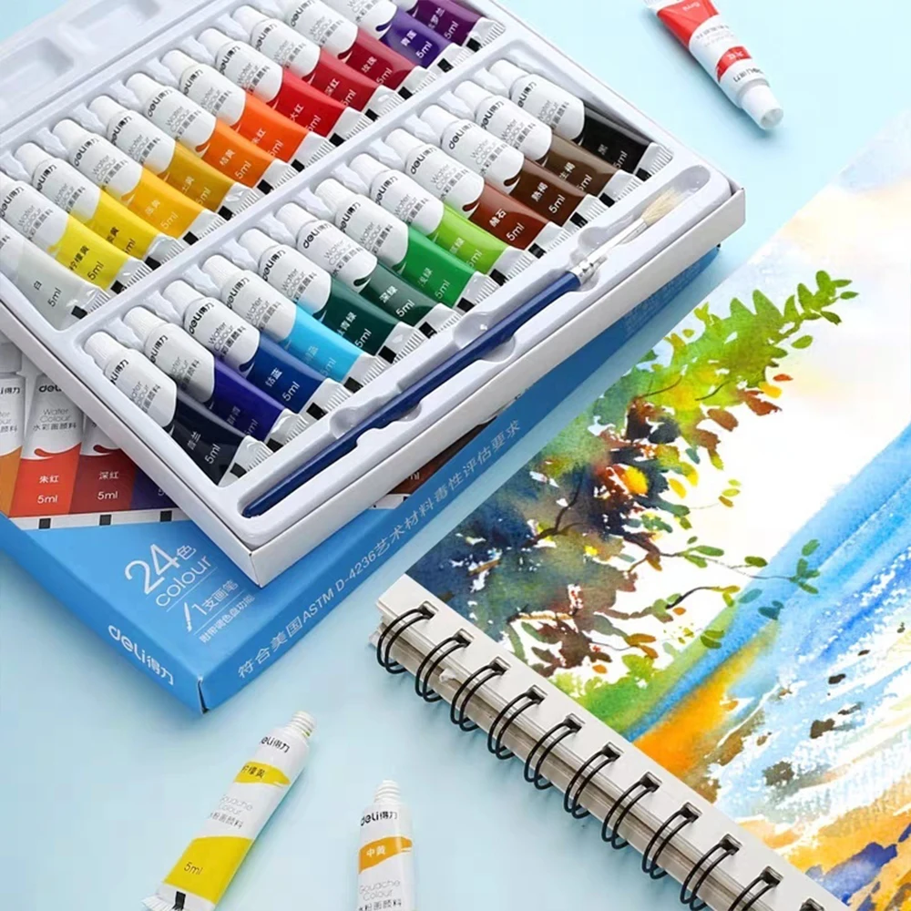 

12/18/24 Colors Professional Acrylic Paints 6ml Tubes Drawing Painting Pigment Acrylic Paint Color Set Paint Pigment for Artists