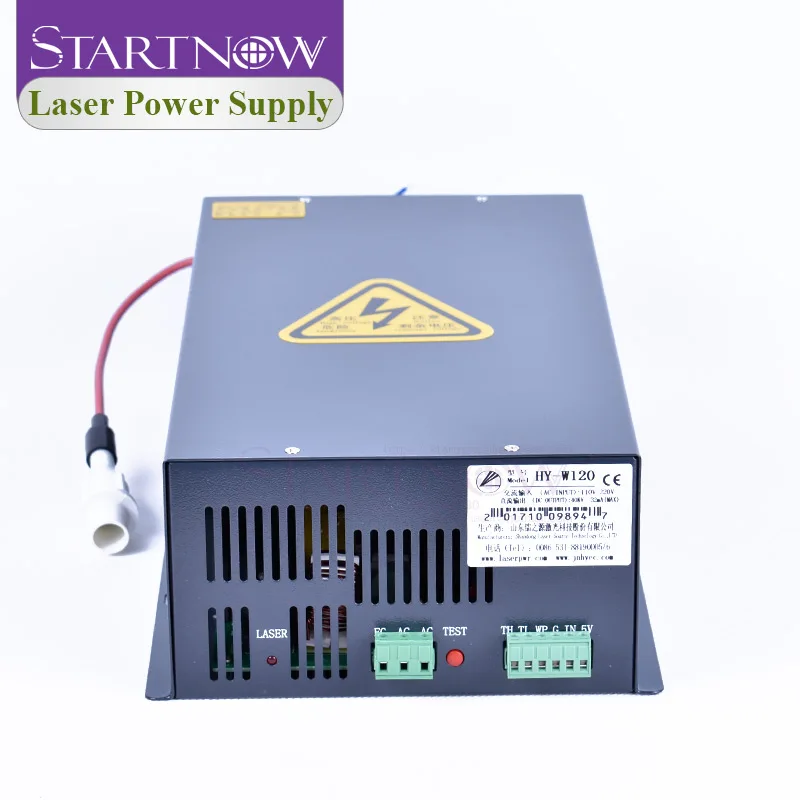 HY-W120 120 Вт CO2 лазерный источник питания 110 В 220 В Универсальный PSU 100 Вт Co2 лазерный источник для лазерной гравировки и резки
