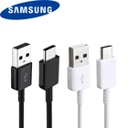 Оригинальный 100 см USB 3,1 TYPE-C кабель для быстрой зарядки и передачи данных для Samsung Galaxy A80 A70 A60 A40 A40 A30 S8 S9 s10 плюс S10 e Note 8, 9