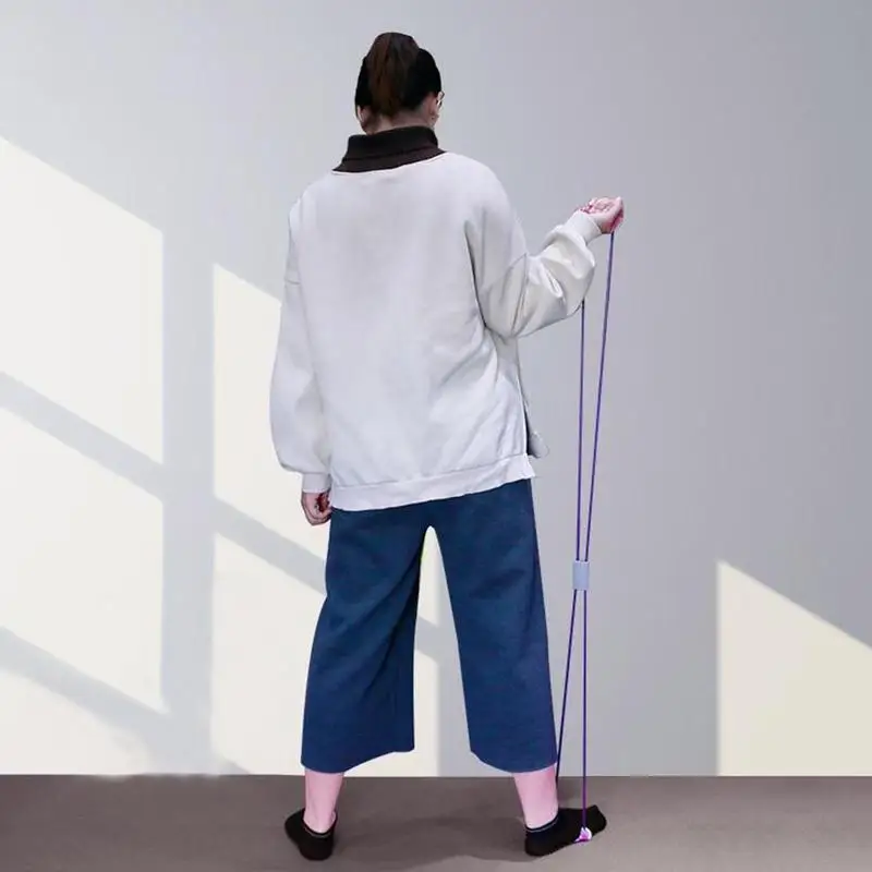 Gelang Yoga Mini Elastis untuk Kebugaran Band Resistensi Band Latihan Perpanjangan Karet Peralatan Rumah Pilates Bar Band Latihan