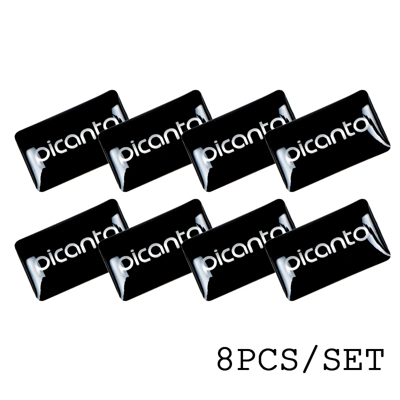 8 шт. руль 3D эпоксидная смола автомобильные аксессуары для тюнинга подходят KIA