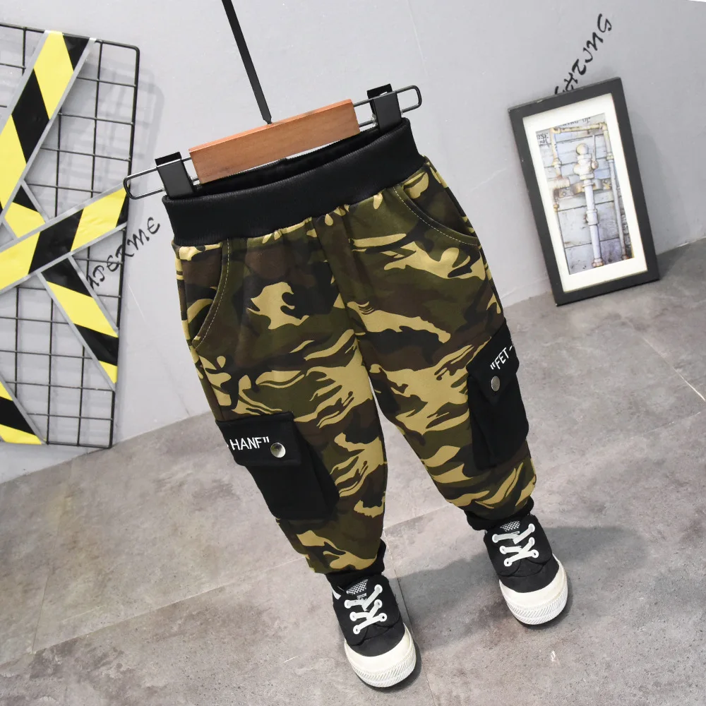 

2020 Autumn Korean Baby Boys Casual Pants Children's Boys Loose Camouflage Pants Toddler Casual Harem Pants Baby Trousers 2-7Y
