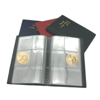 60 pockets coins holders album money organizer storage bag coin collection album book