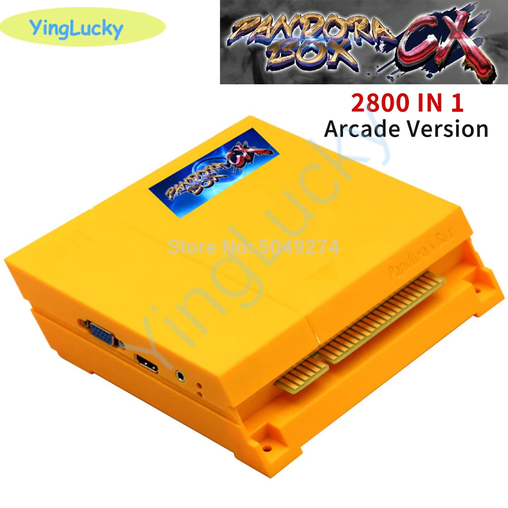 Новая модель Pandora Box CX аркадная версия JAMMA Multi Games настольная 2800 в 1 Поддержка HDMI VGA CRT