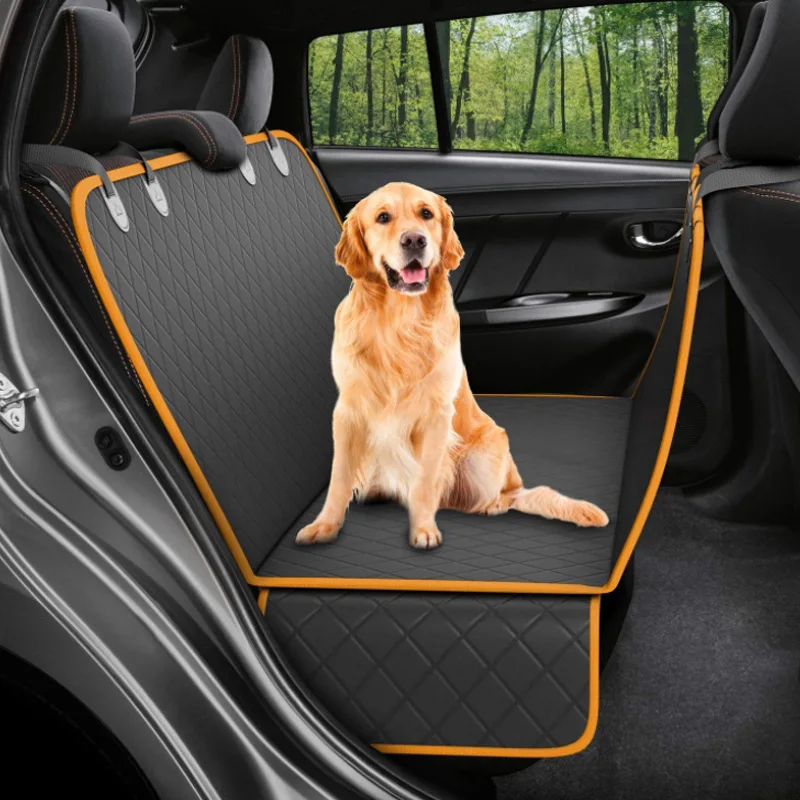 

Car Pets Dog Back Seat Cover Waterproof Scratchproof Nonslip Hammock for Dogs Backseat Protection Against Dirt and Pet Fur