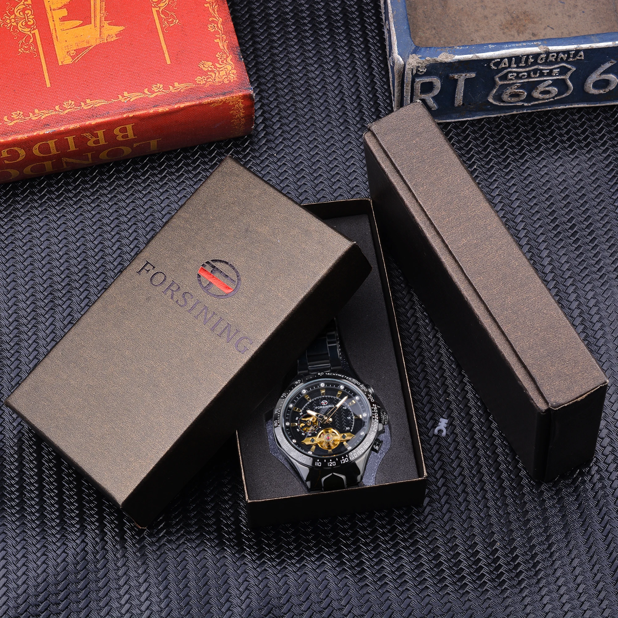 Forsining Golden Tourbillion Design 2021 Diamond Luxury Mens Automatic Watches Top Brand Mechanical Clock Relogio | Наручные часы