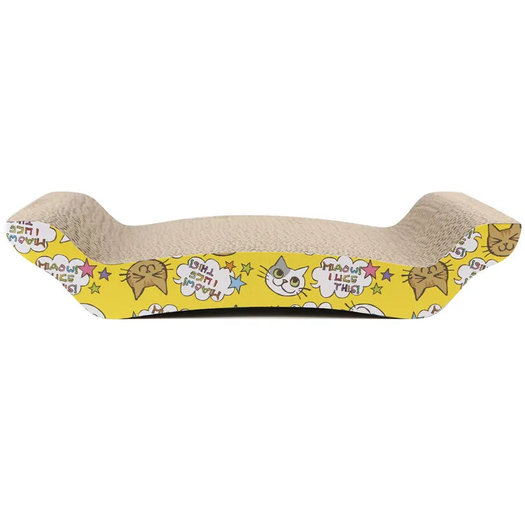 Cat Cardboard Corrugated Scratcher Scratching Pad Sofa Bed Board Mat Li Household Family Home 2021 New Arrivals Best Selling | Игрушки и