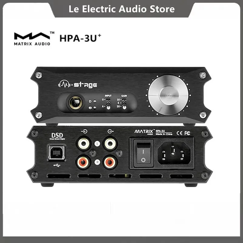 

Matrix M-Stage HPA-3U, усилитель для наушников класса A, HPA-3U, USB, декодер ЦАП