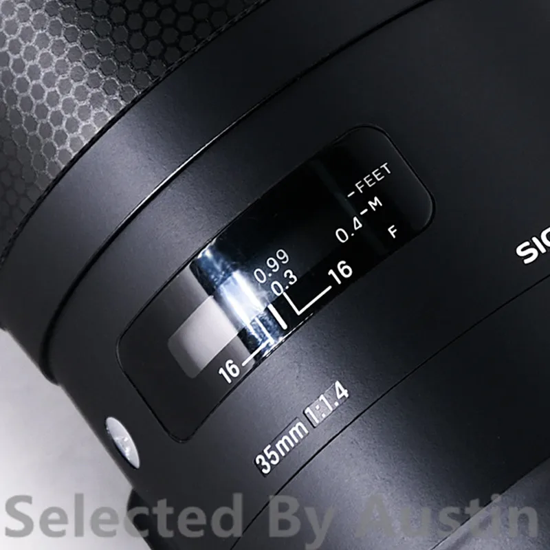 Для объектива Наклейка кожи протектор Sigma 35 f1.4 крепление типа Е Анти Царапины