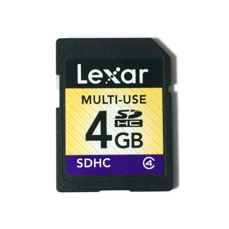 Карта памяти Lexar 4 Гб SD SDHC C4 Secure Digital Class для камеры бесплатная доставка б/у оригинал