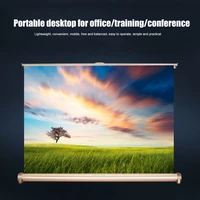 20 inch micro projector screen foldable 169 projection screen cloth for home outdoor travel nc99