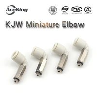10 pcs extended elbow joint kjw0406081012 m5 m601020304 right angle male thread elbow joint