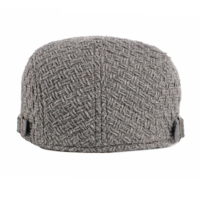 FS Весенняя Классическая вязаная кепка газетчика коричневая серая для занятий