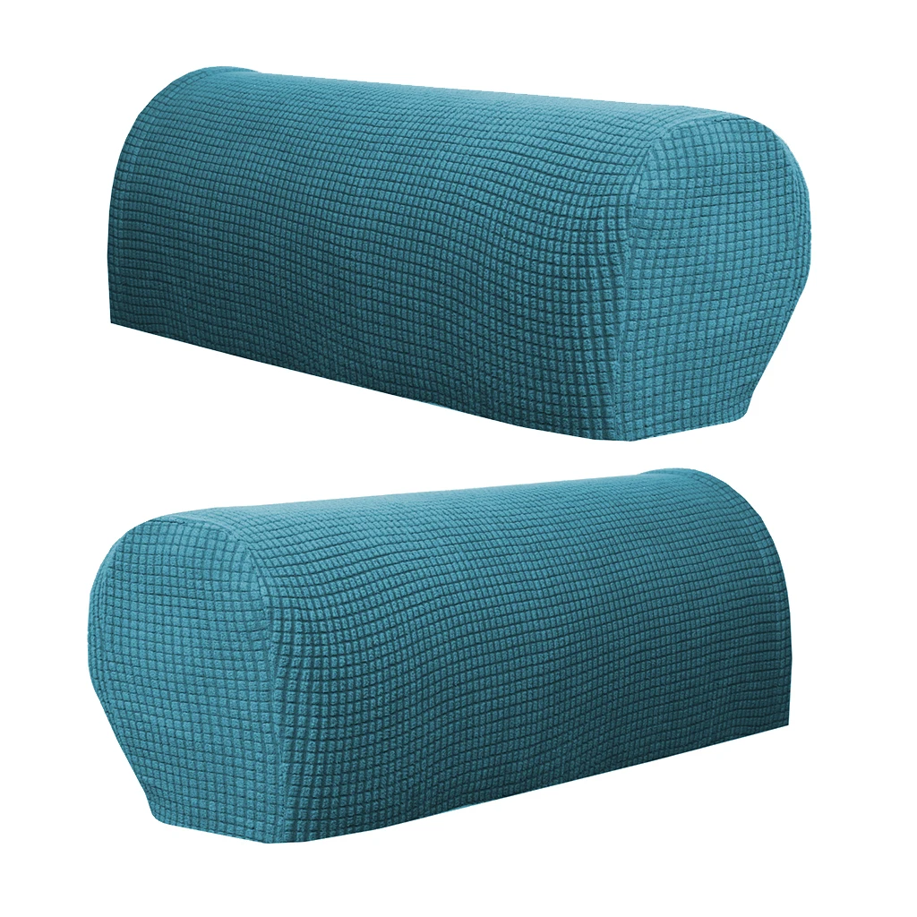 

1 Pair Stretch Anti-slip Sofa Armrest Covers Furniture Settee Arm Slipcover