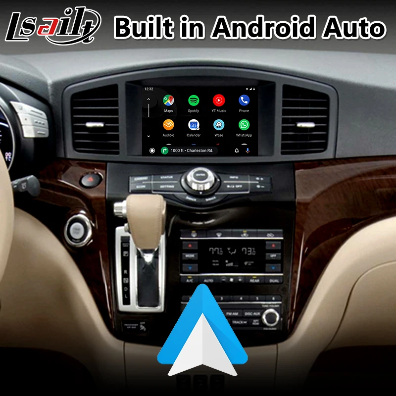 Lsailt Android Carplay интерфейс для Nissan Quest 2011 2017 года со встроенным авто беспроводной