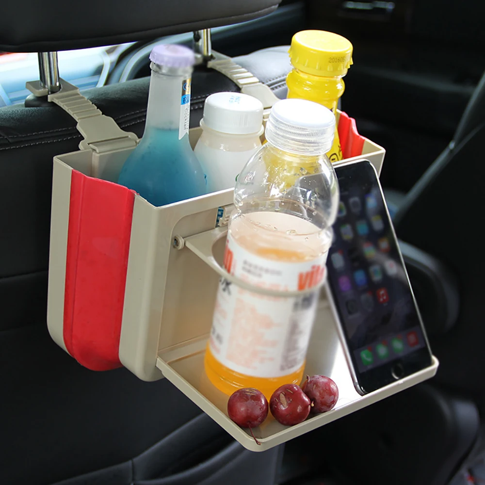 

AOZBZ Foldable Desk Seatback Car Folding Tray Easy Installation Durable Multifunctional Seatback Foldable Desk