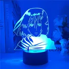 3d лампа для косплея по аниме атака на Титанов (Микаса фигурка Акермана детский ночной Светильник для комнаты Горячее предложение! Супер светодиодный фонарь Цвет изменение ночной Светильник Аниме подарок