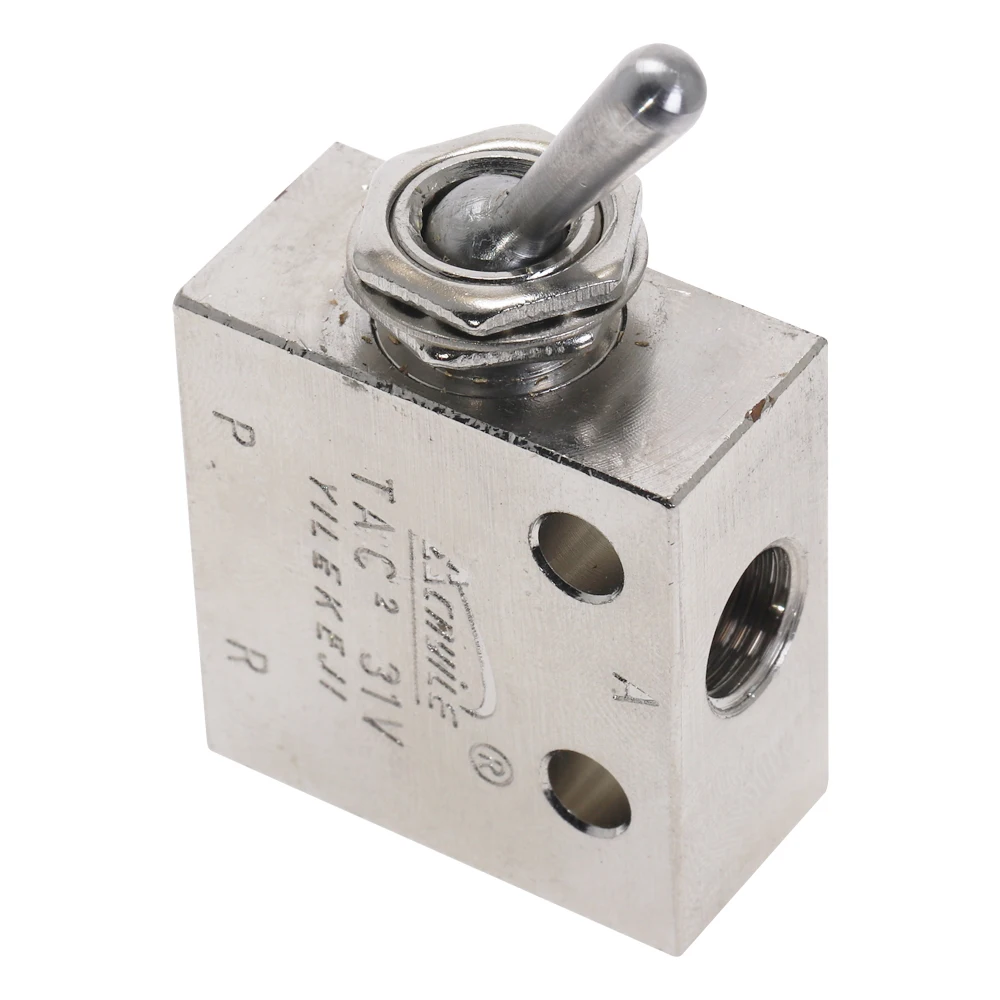 Прямоугольный пневматический переключатель с резьбой PT 2 положения 3 направления