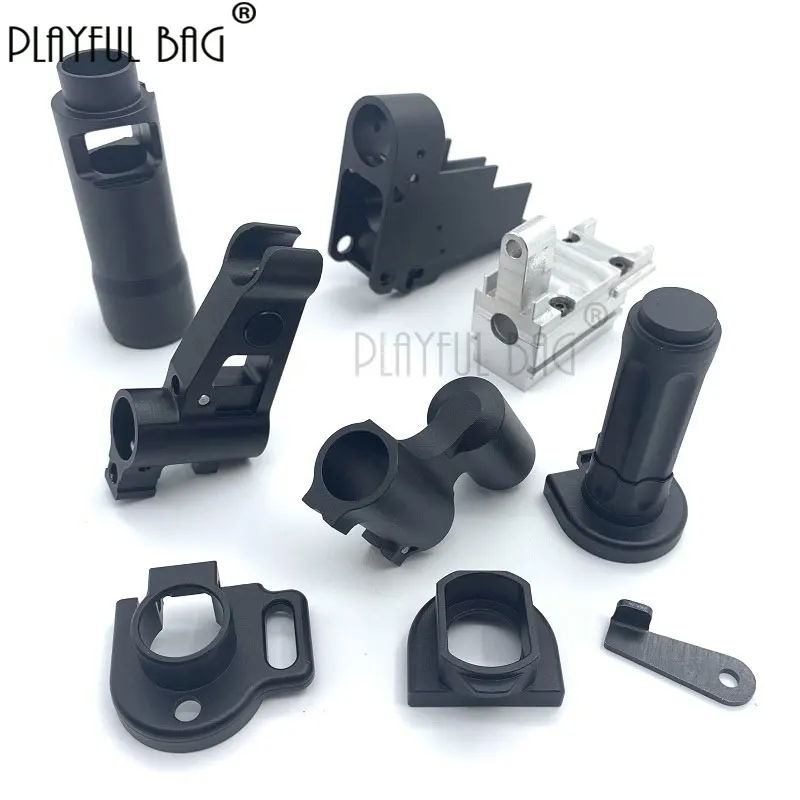 

Outdoor toy CP Aka AK105 14 reverse tooth outer tube 74M accessories AKA replacement CNC air guide front sight flasher QQ77