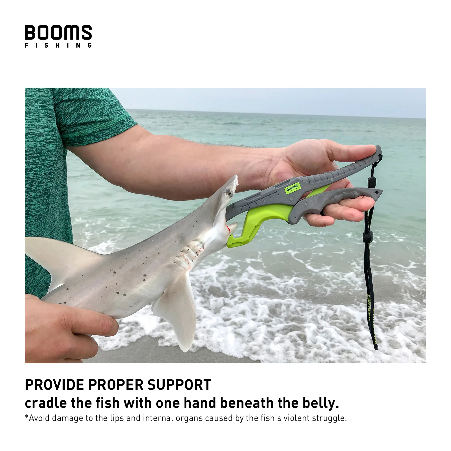Booms Fishing Tool Set Pliers Grip Fish Gripper Split Ring Cutters Line Hook Rmover Fishing Tackle Measuring Ruler