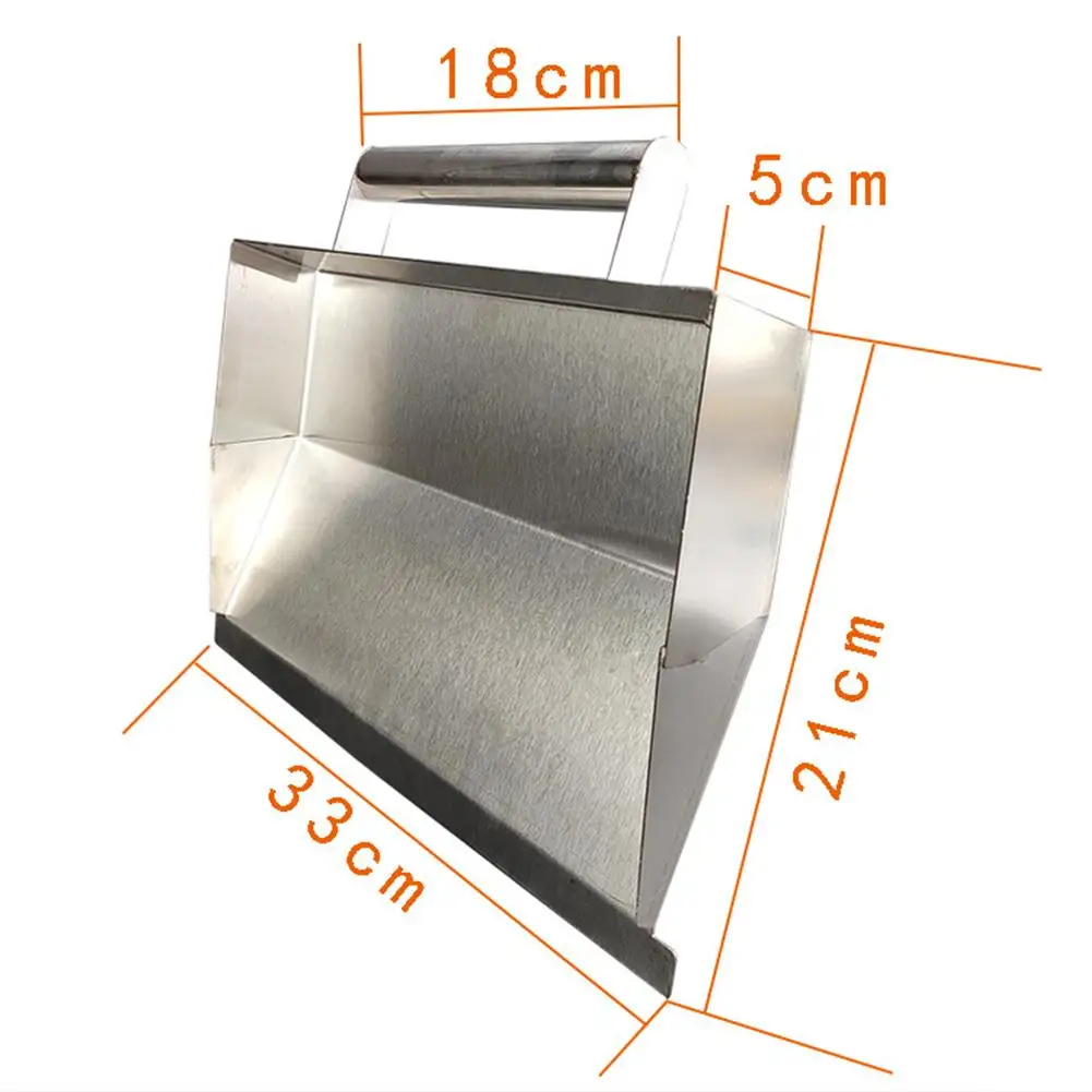 

Concrete Trowel Tool Cement Wall Decoration Stainless Steel Durable Plaster Scraper Curve Design Conforming to Ergonomics