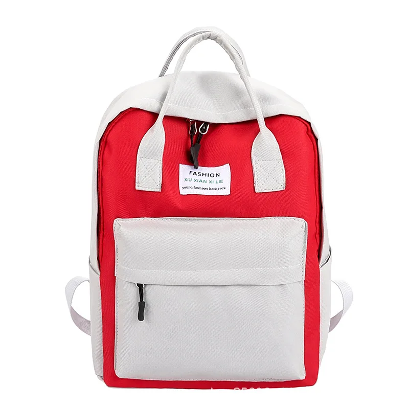 

New Style Backpack Hot Selling WOMEN'S Bag Canvas Backpack Women's Korean-style Hipster Middle School Students School Bag