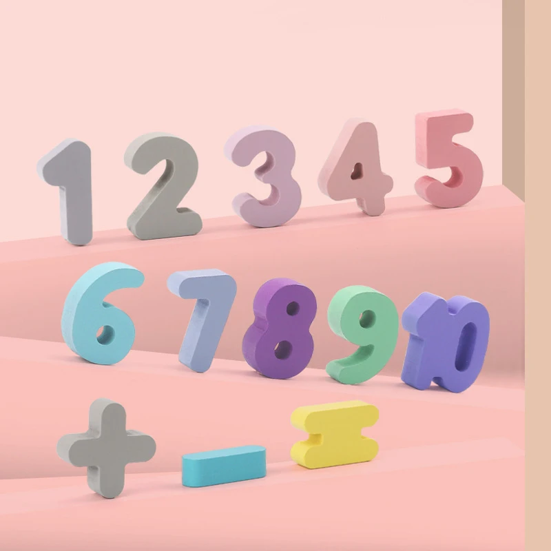 Игрушка Монтессори в форме цветного сочетания логарифмические Обучающие