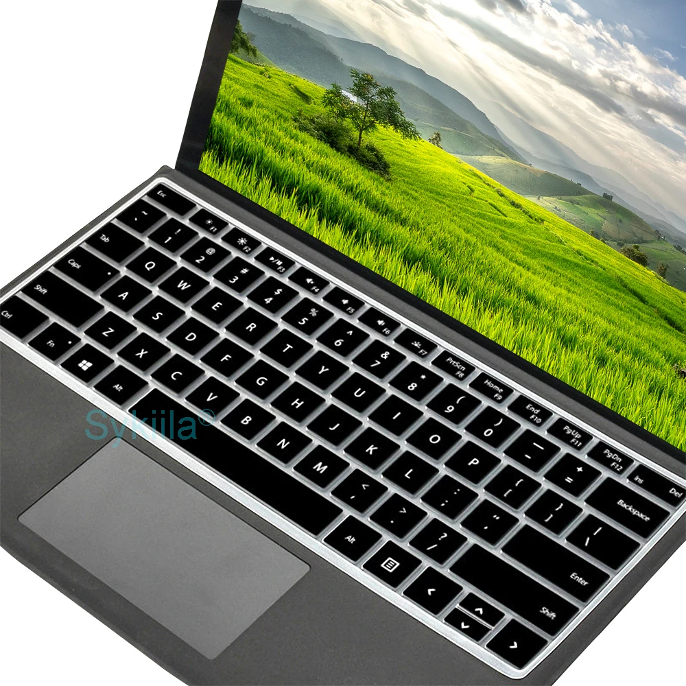 Чехол для клавиатуры Microsoft Surface Pro 7 + 6 5 4 3 2 X Studio Laptop GO Book 1 RT силиконовый защитный