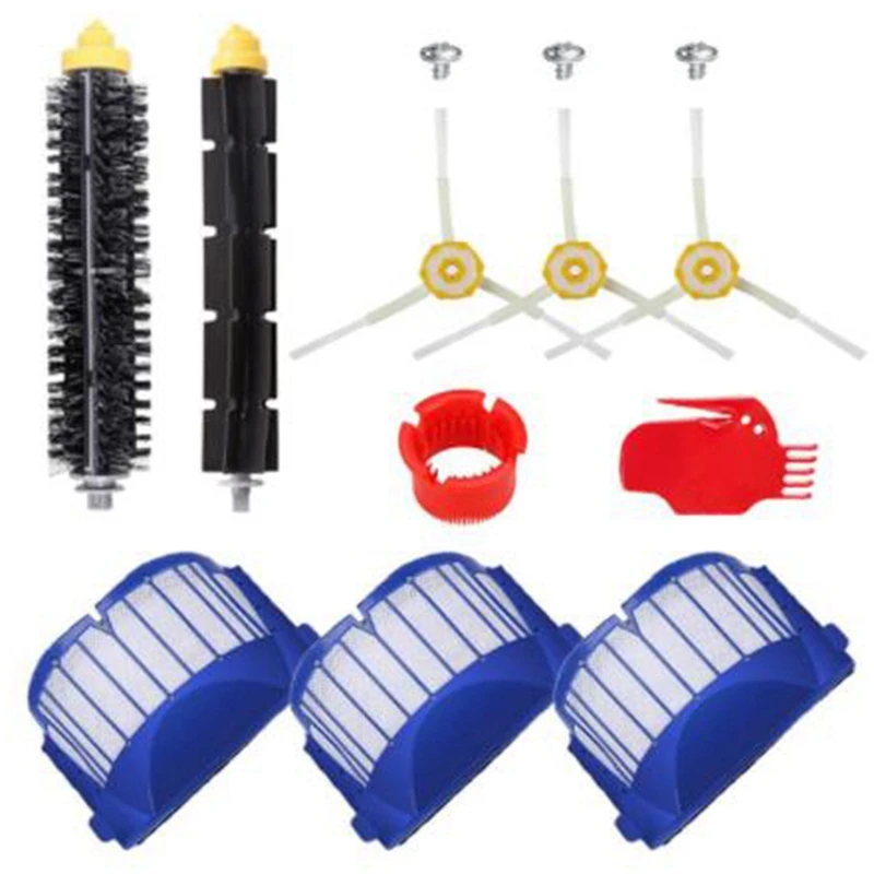 

Filters & Beater Bristle Brushes & Side Brushes for IRobot Roomba 600 Series 620 630 650 660 680 Vacuum Cleaner Parts