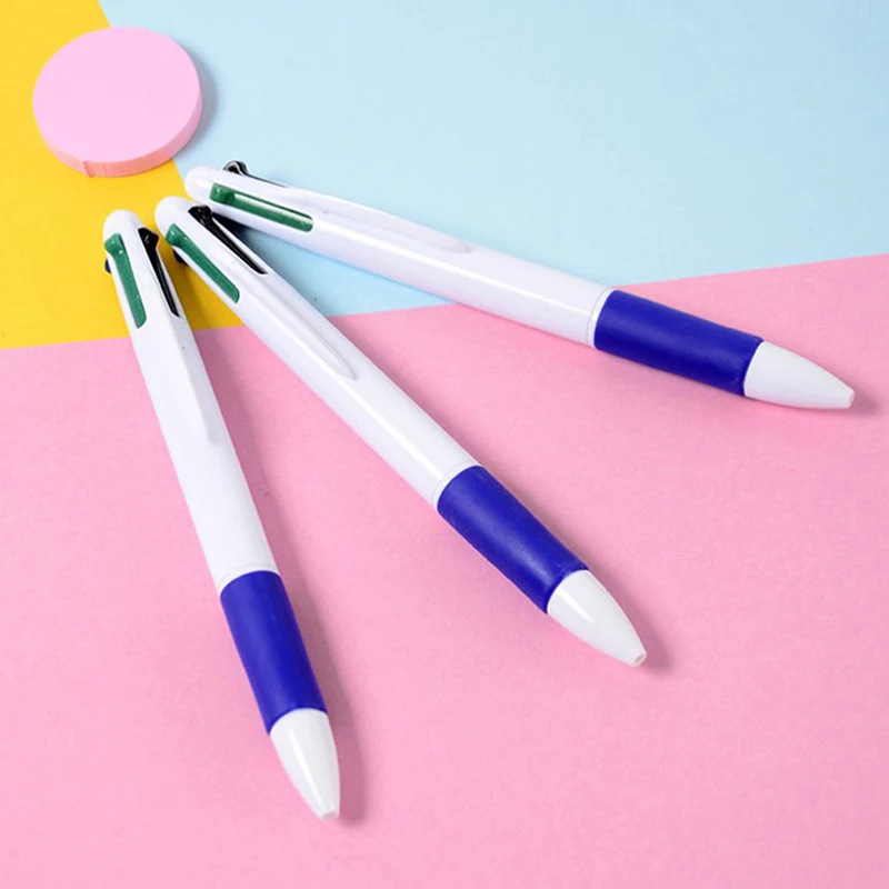 1 шт 4 в креативная прозрачная пластиковая шариковая ручка офисная деловая