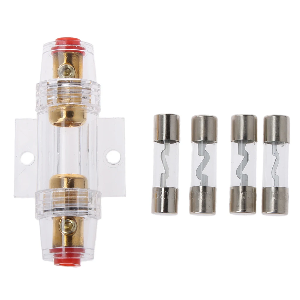 In Line стерео держатель предохранителя для автомобильного радио 4/8 провод + 4 шт. 60