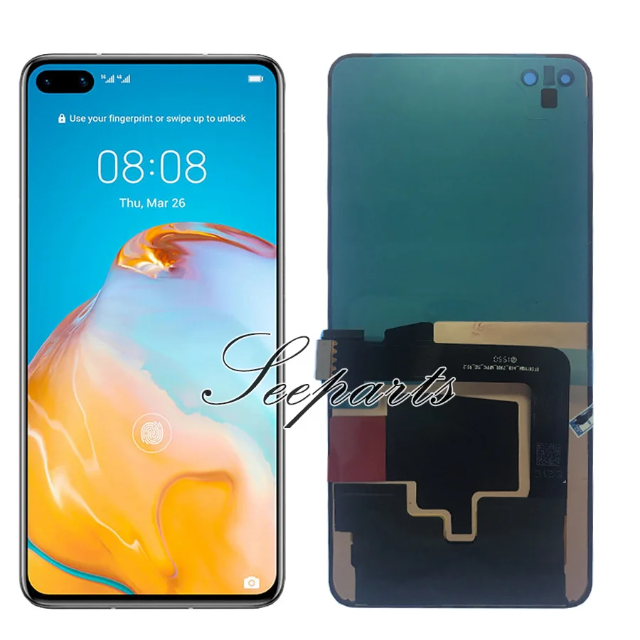 Pantalla LCD Original de 6,1 "P40 para Huawei, montaje de digitalizador con pantalla t&aacute;ctil, piezas de reparaci&oacute;n OLED para Huawei P40-1