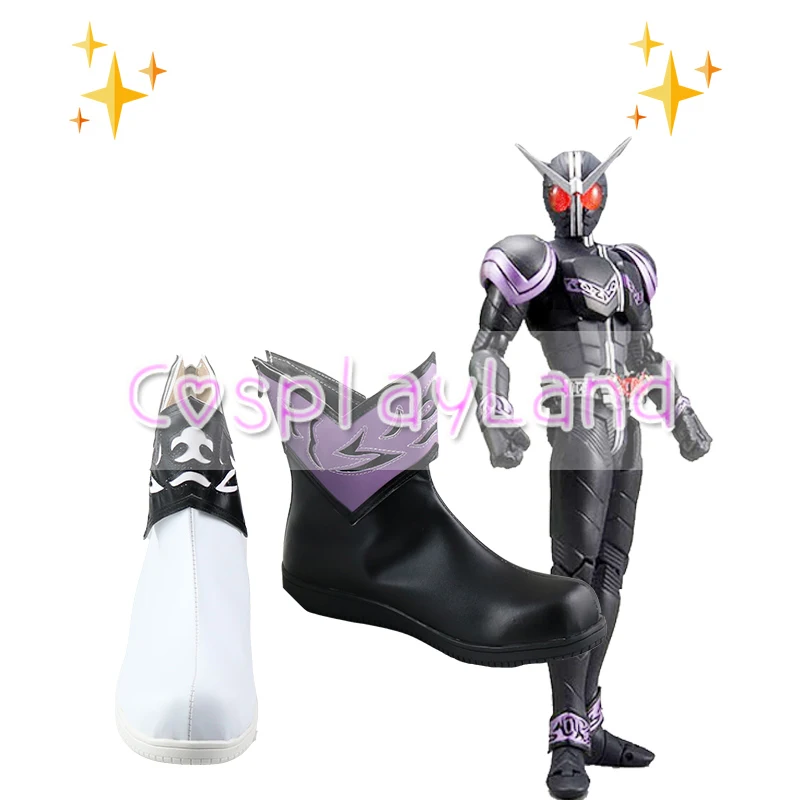 

Kamen Rider Masked Rider W fang Joker Cosplay Boots Shoes Men Shoes Costume Customized Accessories Halloween Party Shoes