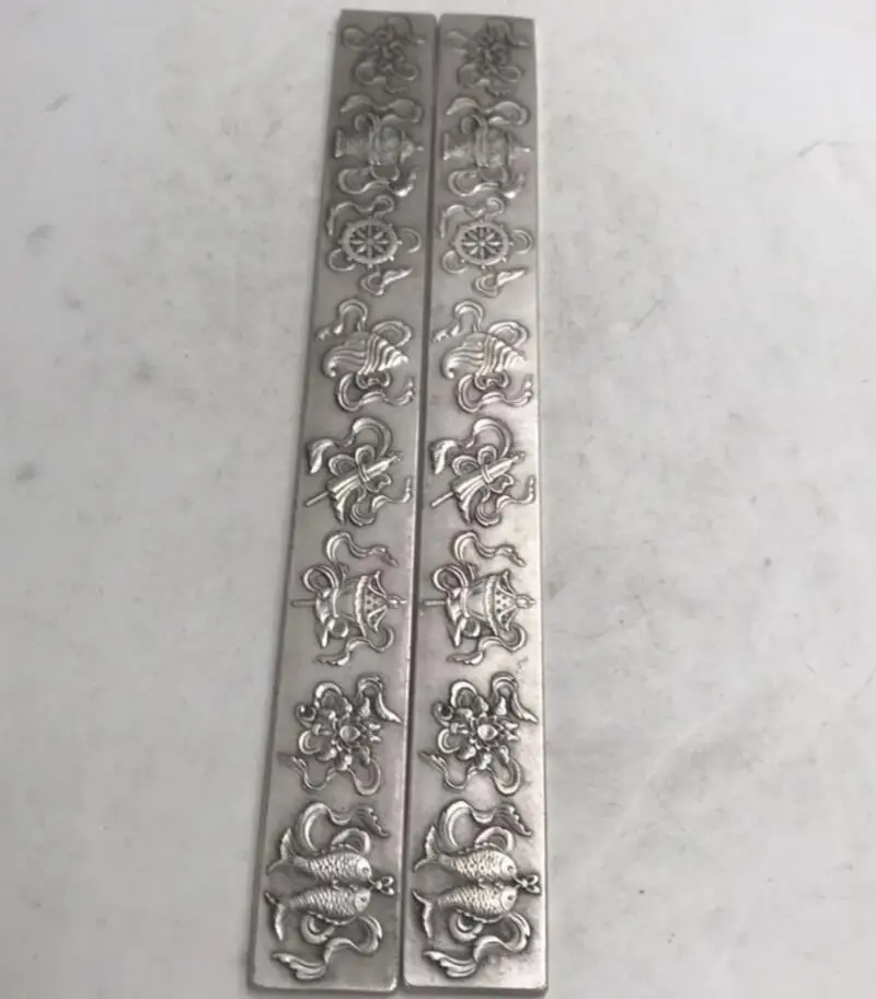 

China White copper Paper weight A pair