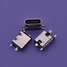 1 шт.лот Micro usb-коннектор с портом Jack для 3,1 Type-C 6Pin Smd4 femalе для Мобильный телефон зарядный порт разъем