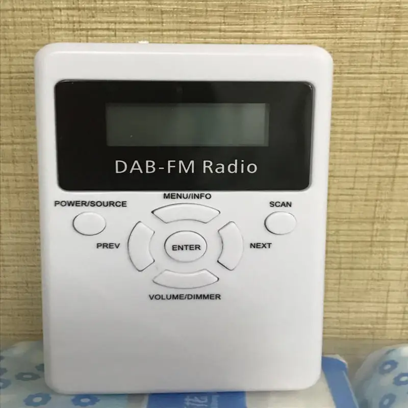 Мини Портативный DAB цифровой радио + FM двухдиапазонный приемник встроенный