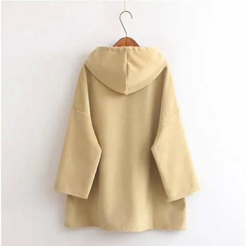 

Women Autumn Drop-Shoulder Long Sleeve Oversized Hoodies