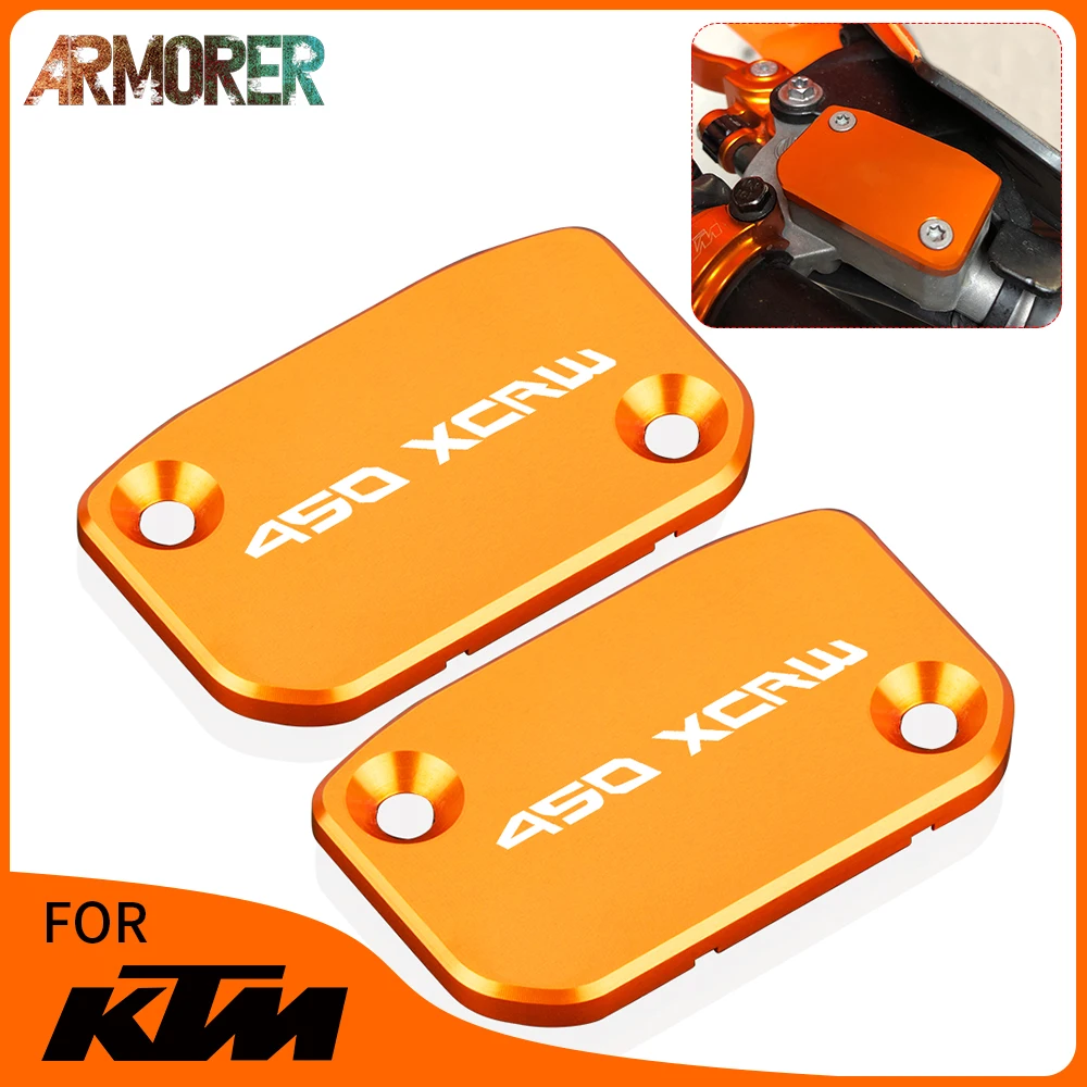 

450XCR-W Front Brake Master Cylinder Cover Reservoir Motocycle Oil Fluid Cap Tank Cup Accessories For KTM 450 XCR-W XCRW 2008