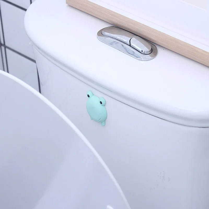 1 шт. силиконовые мультфильм дверной стоппер дверная ручка анти-столкновения