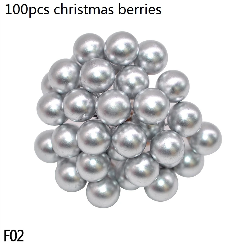 F02 silver berries 10-40 см золотое железное металлическое кольцо, венок, гирлянда, сделай сам, настенная подвесная гирлянда, рождественские, свадебные украшения, металлические кольца - Цвет: F02 silver berries
